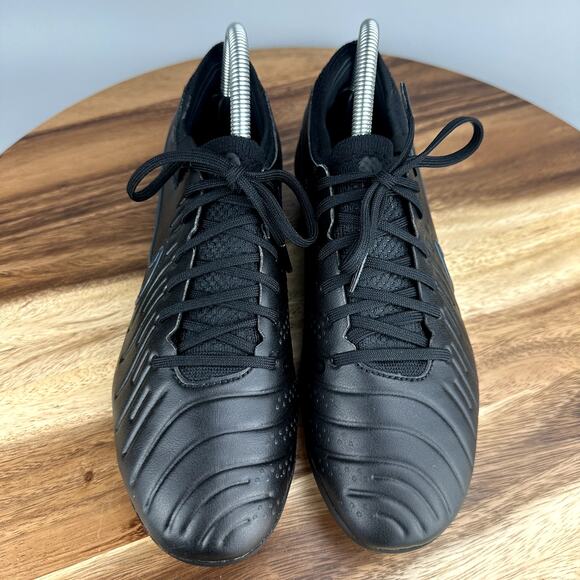 Mens 6.5 / Womens 8 - Nike Tiempo Legend 10 Elite FG Black Soccer Cleats NEW - Picture 2 of 7